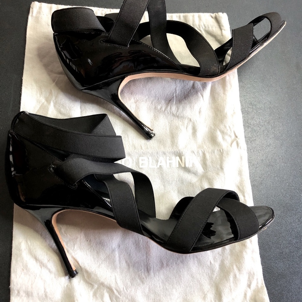 Manolo Blahnik strappy stilettos size 37.5